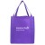 Logo Imprinted Reusable shopping bags- Saturn Jumbo Non-Woven Tote - Purple